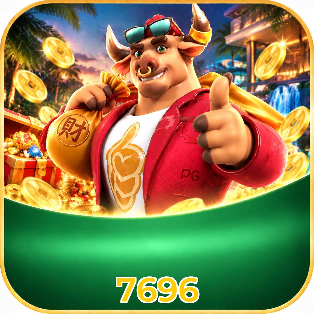 Grandes vitórias nos jogos Fortune da 7696